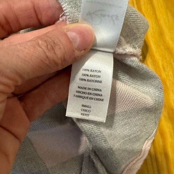 RAILS Britt Light Pink/Gray Plaid Cuffed Short Sleeve Shirt Women’s SIZE SMALL - Picture 10 of 12